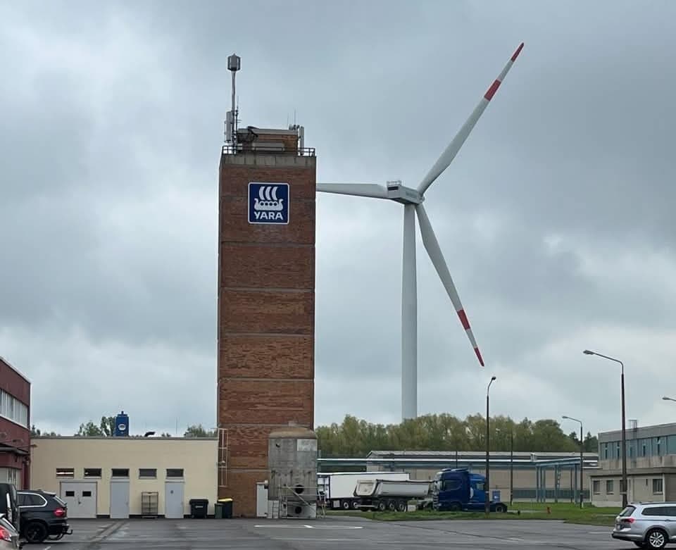 Виробництво Yara поблизу міста Росток